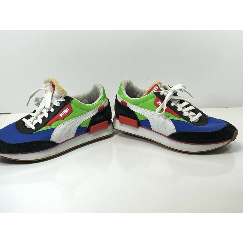 PUMA Future Rider 371149-01 Black/Blue/Green Sneakers 2019 Size 7C - Picture 9 of 12